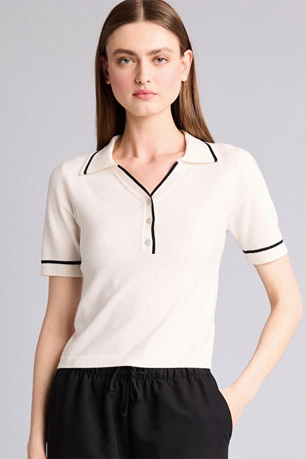 Regular Fit Polo Collar Short Sleeve T-Shirt G9226Ax26Au