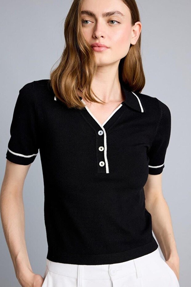 Regular Fit Polo Collar Short Sleeve T-Shirt G9226Ax26Au