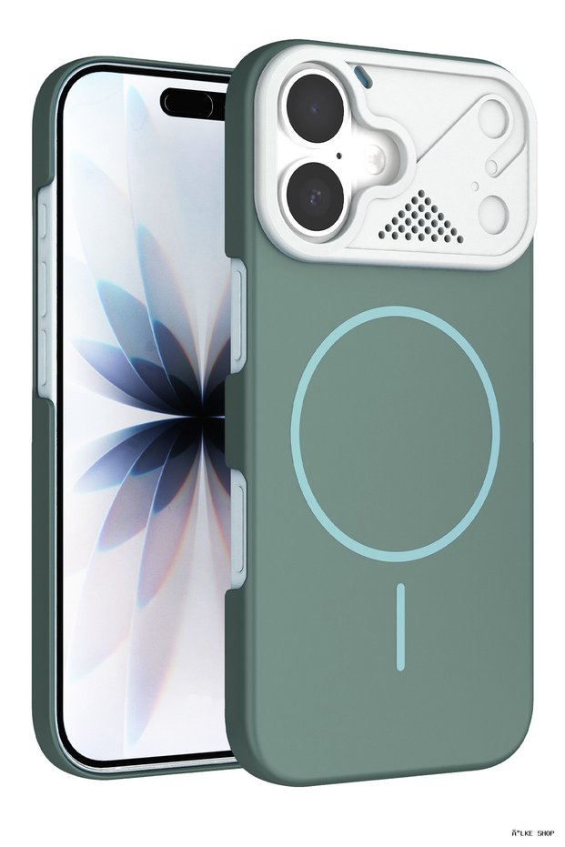 Ilkestor iPhone 16 Export Magsafe Cover (13628) - Turquoise