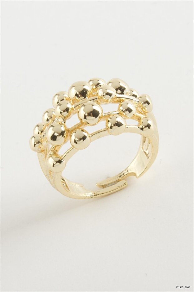 Ilkestor Round Metal (10157) Ring Yellow
