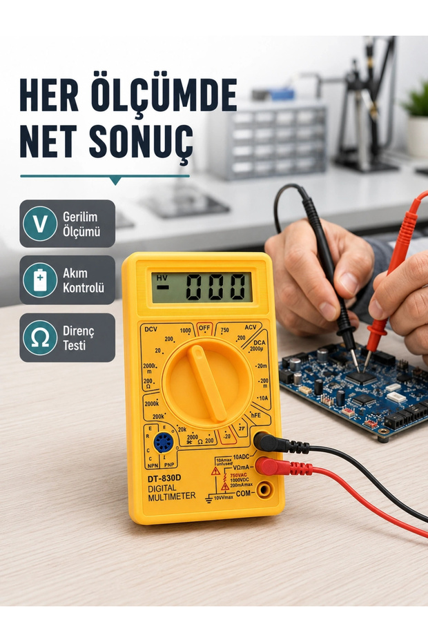 Professional Digital Multimeter Volt Amper Resistance Measurement New Generation
