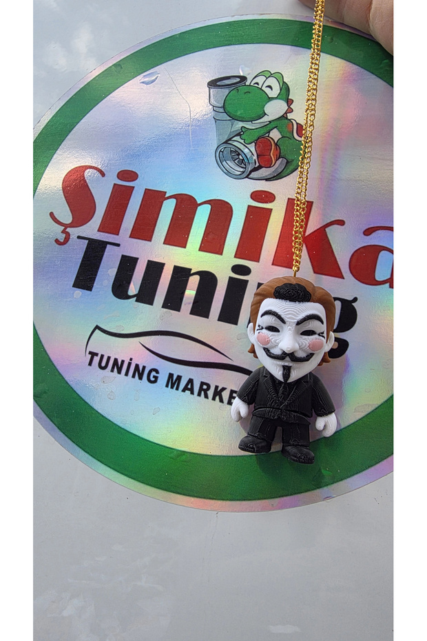 V for Vendetta Car Mirror Ornament