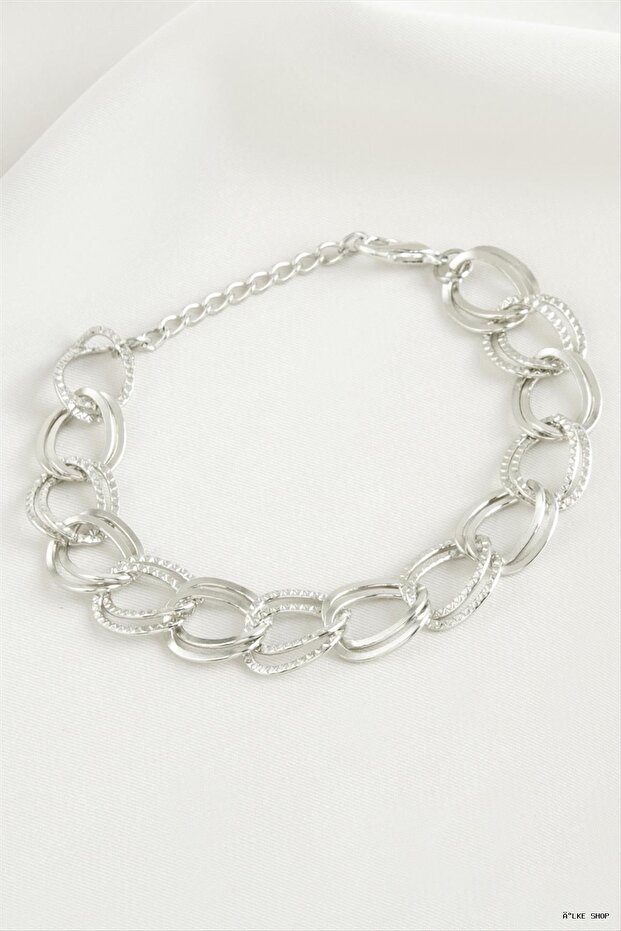 Ilkestor Double Ir Bracelet (21816) Silver Color