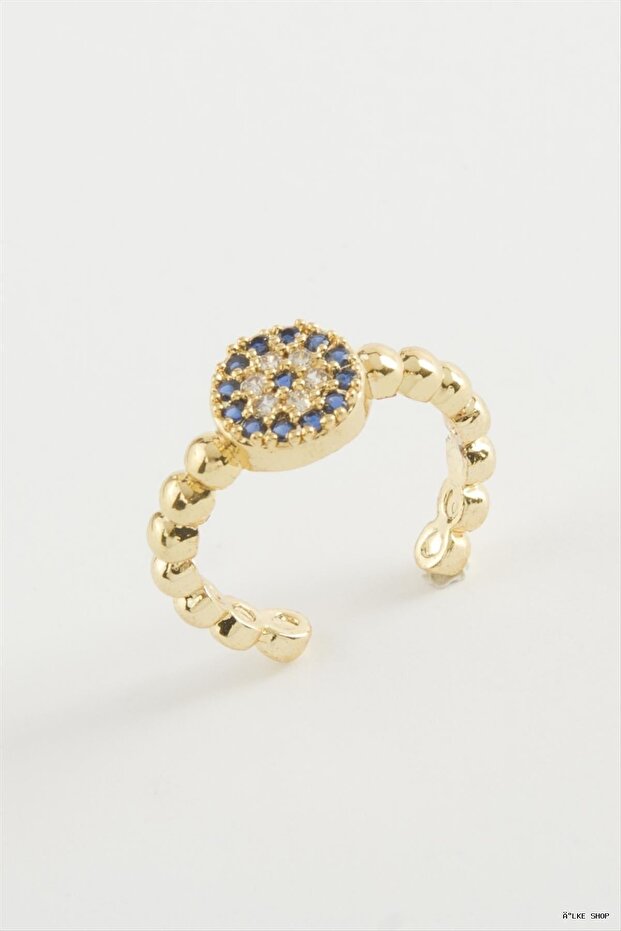 Ilkestor Evil Eye Stone (31311) Ring Yellow