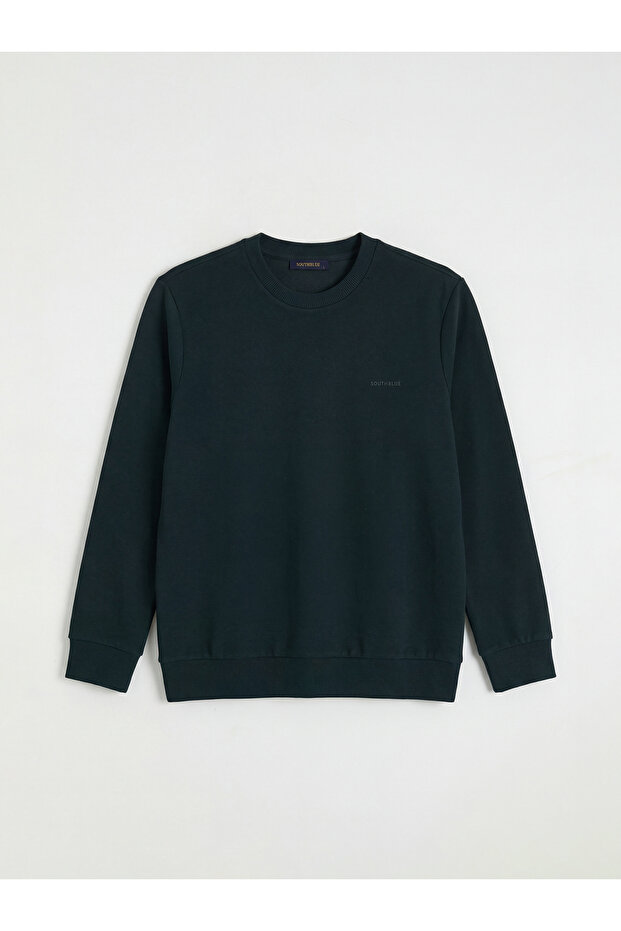 Vizyon New Season Crew Neck Embroidered Men's Sweatshirt