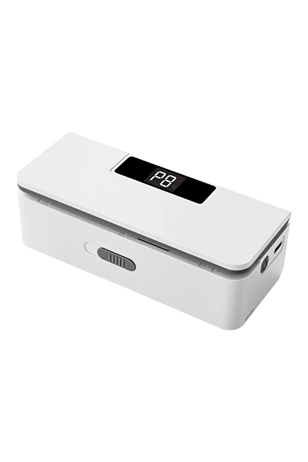 Portable Mini 2 in 1 Smart Bag Sealer and Cutter with Digital Temperature Display, Rechargeable Heat Sealing Machine for Plastic Snack Bags, Food Storage and Packaging
