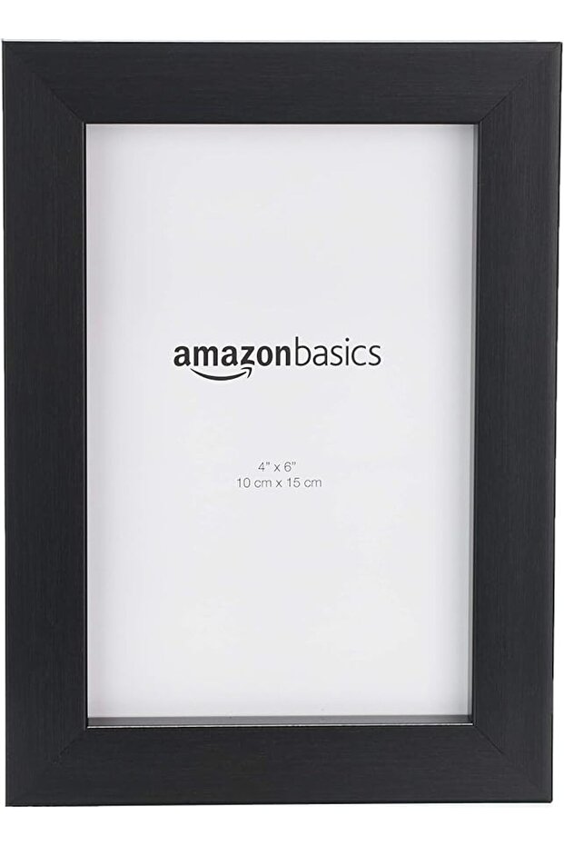 Rectangular Photo Picture Frame, 10.16 CM x 15.24 CM, Pack of 5, Black