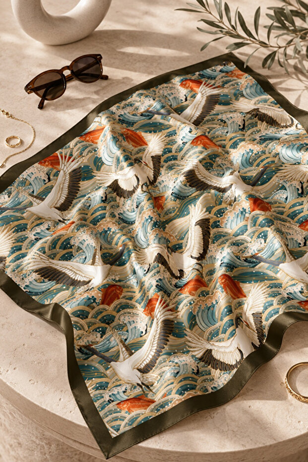 Women's Scarf Printed Patterned 65X65