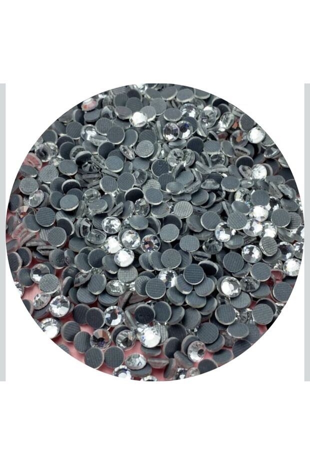 Ss20(5mm) Six Flat Bonded Crystal Glass Stones - 100Gr (1400Pcs)