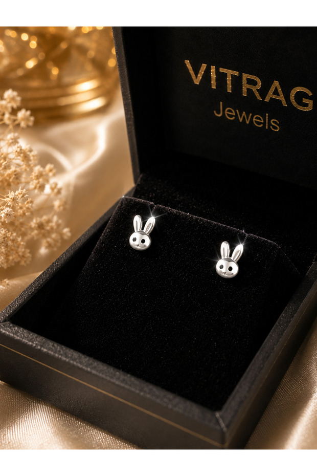 Bunny Charm Studs