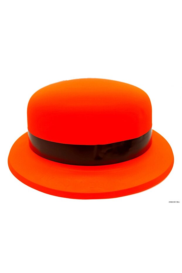 Zngzrmll Neon Party Orange Color Melon Plastic (130918) Party Hat
