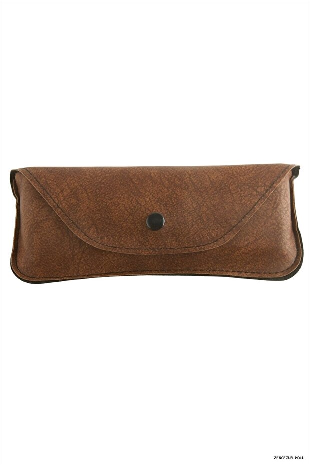 Zngzrmll Vinlex Leather Glasses Case (131823) Brown