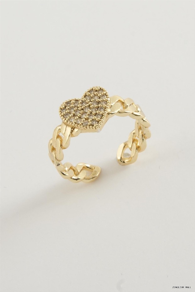 Zngzrmll Heart Zircon Stone (135538) Ring Yellow