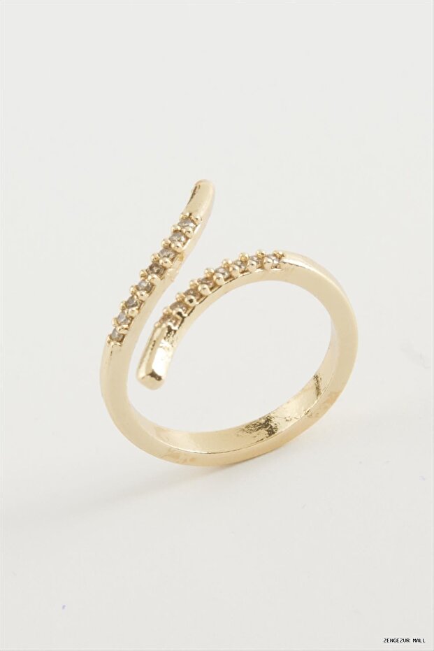 Zngzrmll Oval Zircon Stone (135603) Ring Yellow