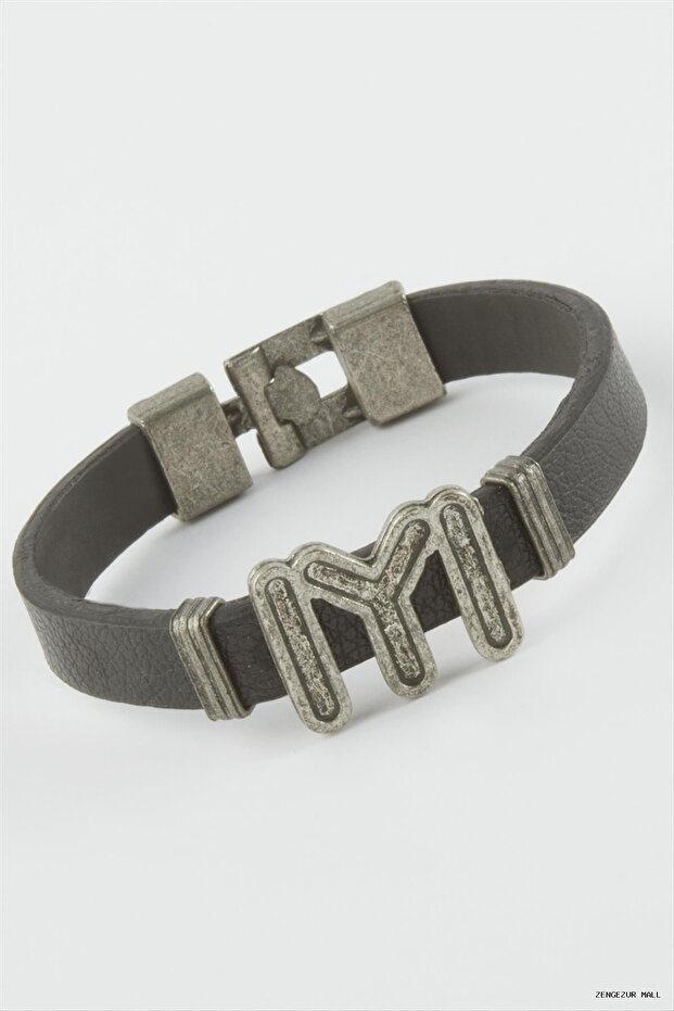 Zngzrmll Kayı Boyu Artificial Leather (143248) Bracelet Black