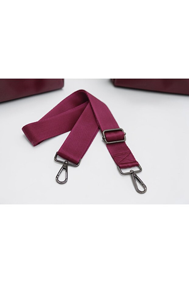 Burgundy Polyester Adjustable Bag Strap (4cm X 120 cm)
