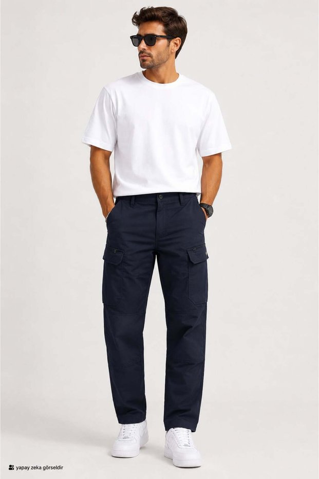 Men's Softshell Trousers with Back Pocket Detail 178
