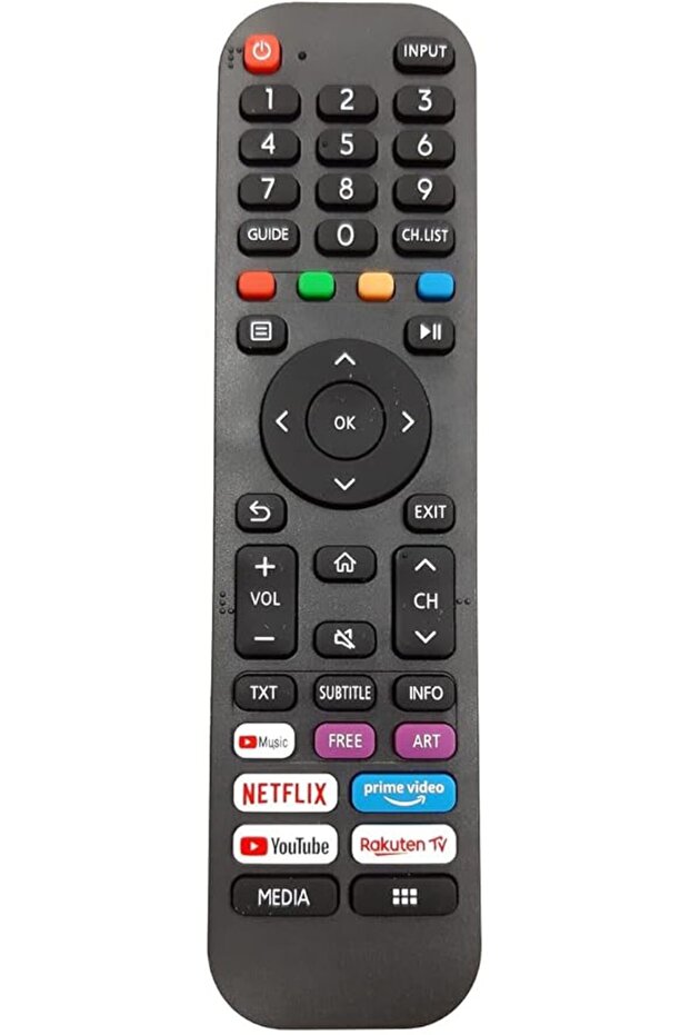 جهاز تحكم عن بعد بديل من EARTHMA لتلفزيونات هايسنس VIDAA EN2G30H LCD LED