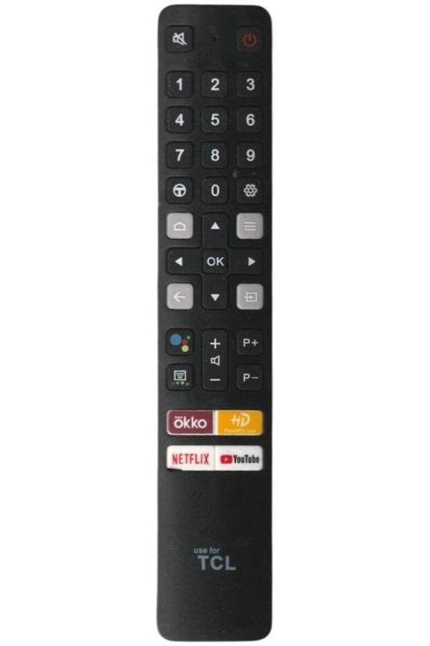 جهاز تحكم عن بعد بديل من TCL لأجهزة التلفزيون LCD LED مع أزرار نتفليكس ويوتيوب وOKKO HD لـ RC901