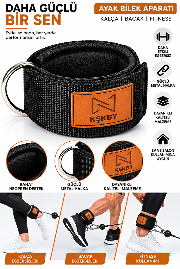 Padded Ankle Cuff Single Pack Black Padded Ankle Cuff Single Foot Strap Ankle Strap Foot Strap Fitness Traction Device