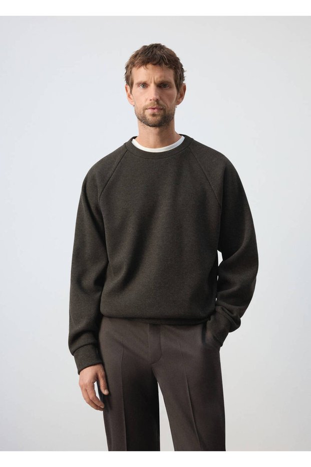 İçi şardonlu sweatshirt
