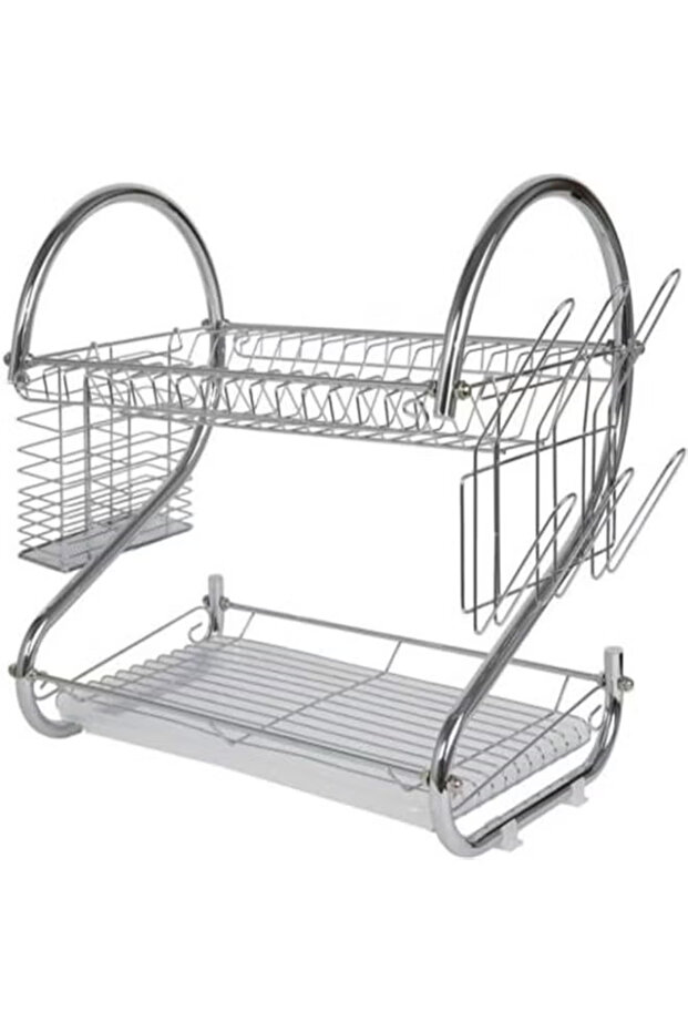 CLASSY TOUCH 2 TIER DISH ORGANIZER S-SHAPE CT-2005 x 3