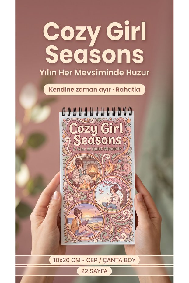Cozy Girl Seasons: a Year of Quiet Moments 10X20 cm