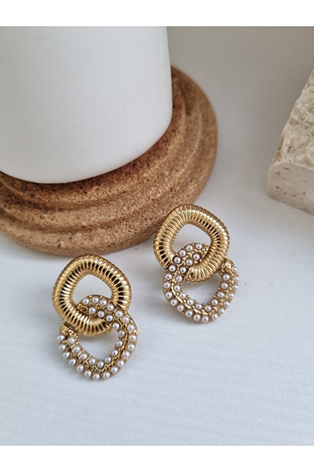 Pearl Infinity Çelik Küpe