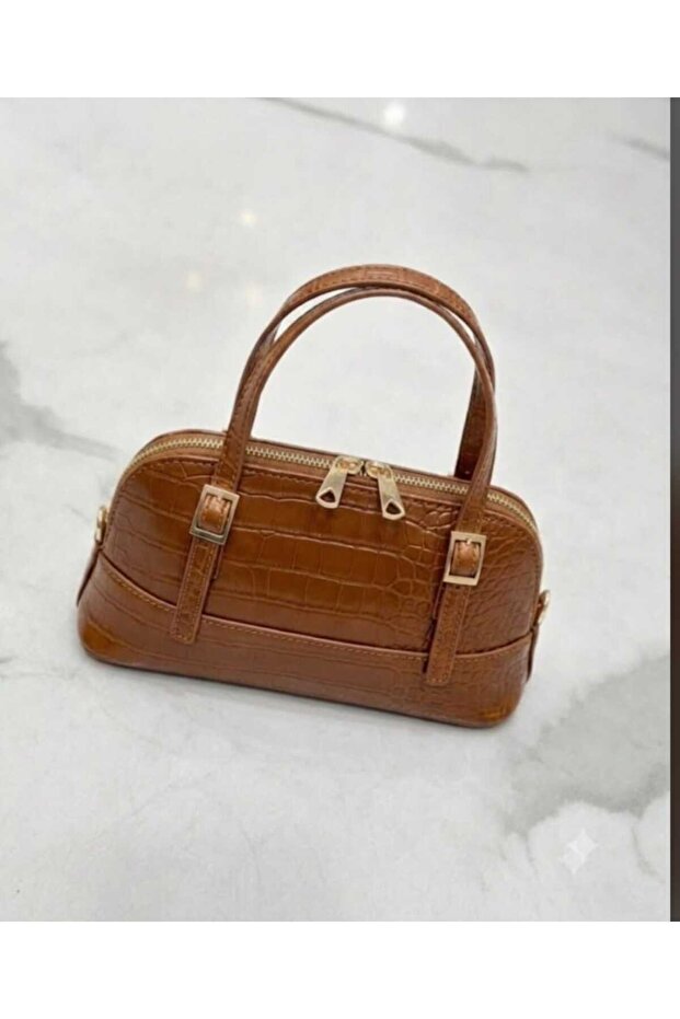 Women's Double Zipper Daily Hand Shoulder Bag