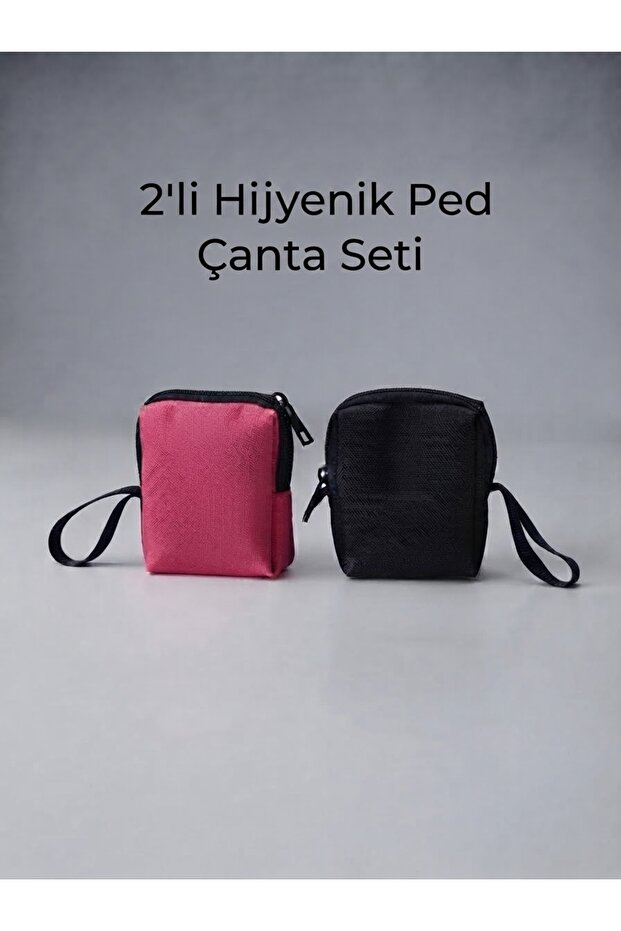 Nts 2-Pack Women's Sanitary Pad Storage Bag-Organizer
