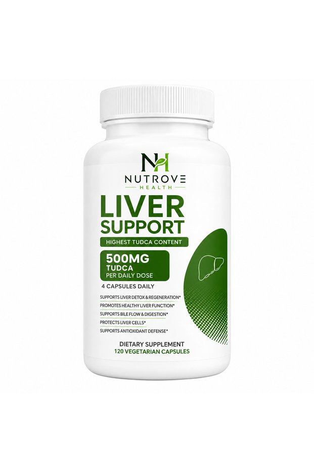 Liver Support with TUDCA, NAC & Milk Thistle – 120 Vegetarian Capsules