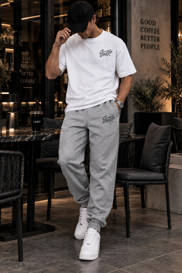 Swp Printed Cotton Oversize Premium T-Shirt Tracksuit Set