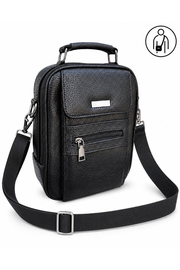 Gun Carrying Bag with Steel Pulley, Hand and Shoulder Strap, Black, Special Compartments
