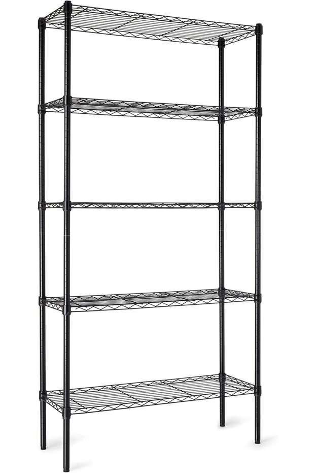 5-Shelf Adjustable, Heavy Duty Storage Shelving Unit (158.5 kgs loading capacity per s