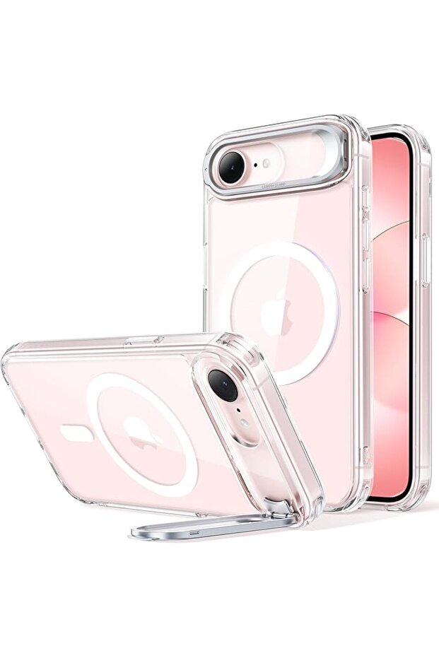 ESR for iPhone 17e/16e Case Flex Stand, for MagSafe, Clear