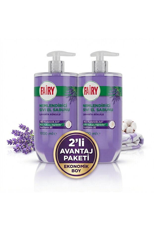 Liquid Hand Soap Lavender Scented 2X1000 ml