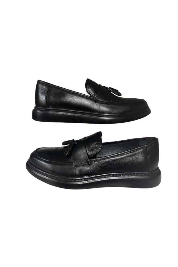 -- Men's Black Bow-Tie Casual Stylish Shoes