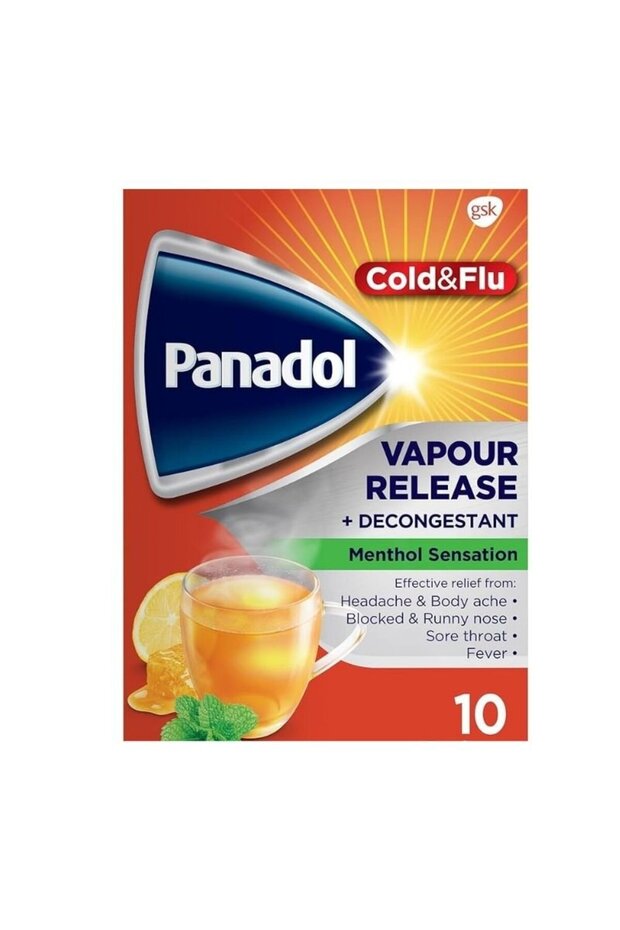 Cold and Flu Vapour Release and Decongestant Sachets