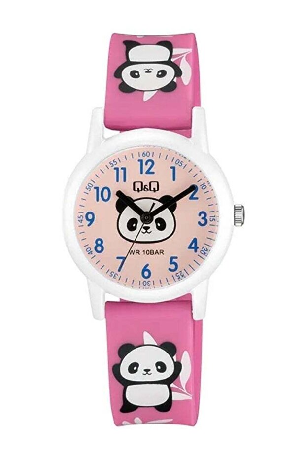 Kids Unisex Analog Quartz Watch Pink Panda Design V23A-006VY