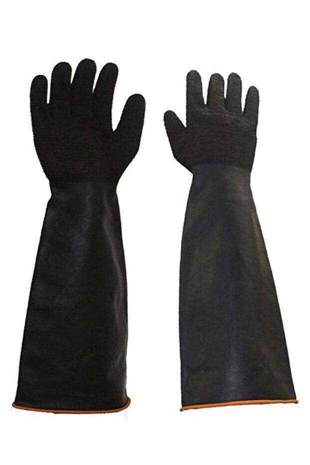 Asit Eldiven 45 CM Tırtıklı