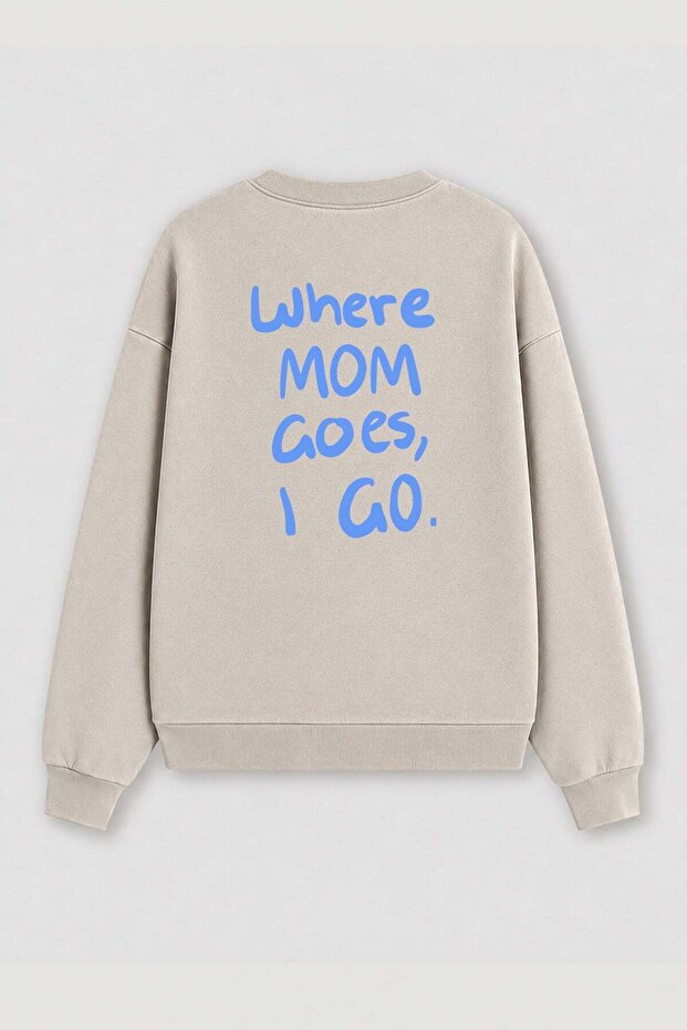 Women's Premium Fabric 3 Thread Raised Back Printed Sweatshirt