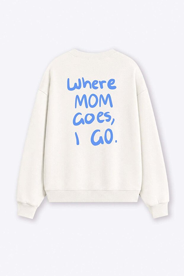 Women's Premium Fabric 3 Thread Raised Back Printed Sweatshirt