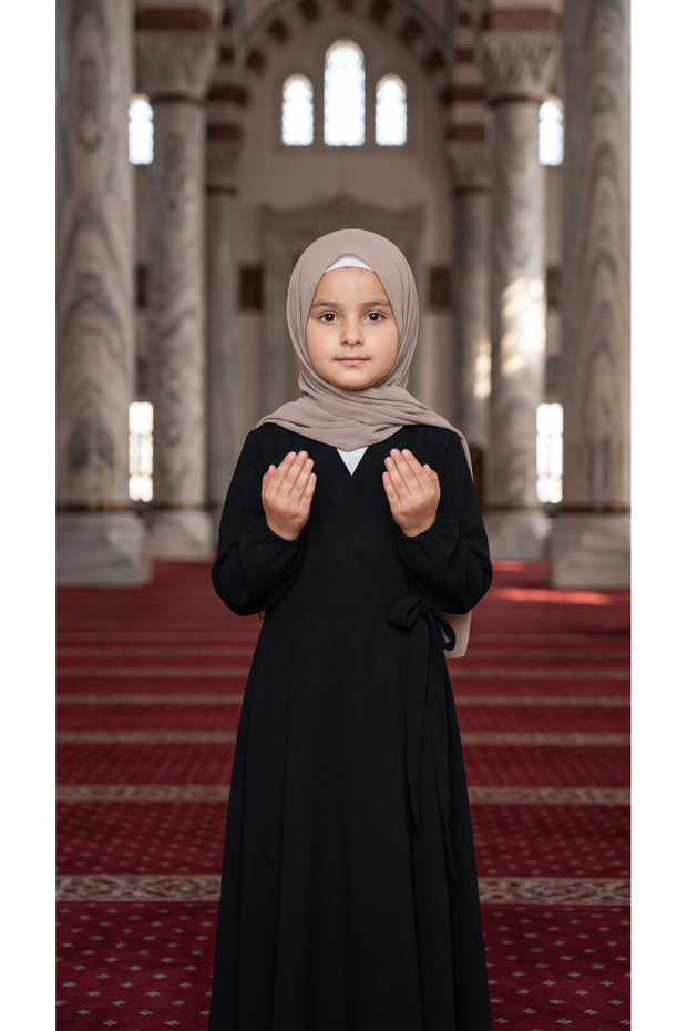 Children's Practical Tie-On Prayer Dress