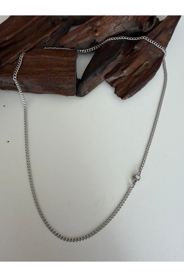 Top Segment Casual Tight Steel Chain Necklace 55 cm Steel Chainmen's K Necklace Men's Steel Chain Necklace