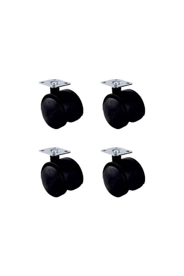 Large Plastic Table Caster - 50mm Hks126 - 4 Pieces