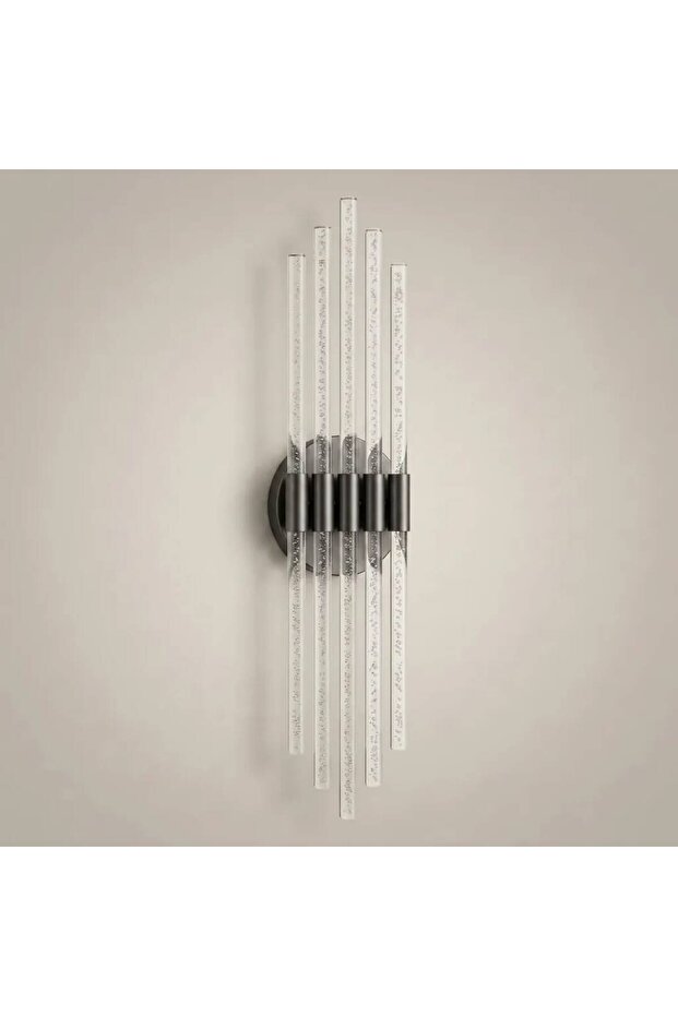 Bhbackhome Aura Medium 39 cm Modern Design Led Sconce - Wall Lamp - Anthracite Case - Daylight Led - Electric