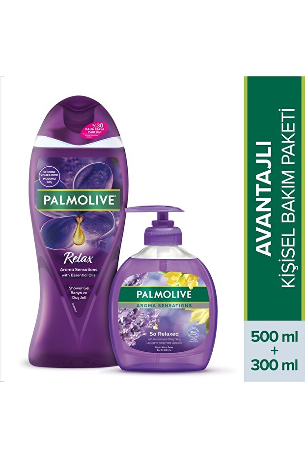 Aroma Sensations so Relaxed Bath and Shower Gel 500 ml + so Relaxed Liquid Hand Soap 300 ml