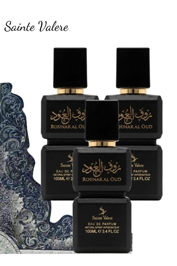 3 قطع من عطر روناك العود 100 مل
