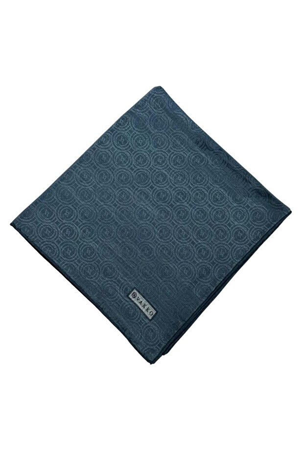 Helezon Cotton Silk Scarf 41727-Petrol
