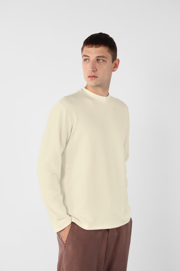 Regular Stretchy Modal Fabric Men's Sweatshirt